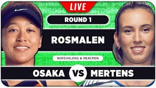 OSAKA vs MERTENS • Libema Open 2024 • LIVE Tennis Watchalong Stream [upl. by Ailuj594]