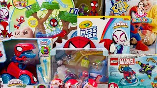 Unboxing and Review of Marvel Spidey and His Amazing Friends Toy Collection [upl. by Barbour]