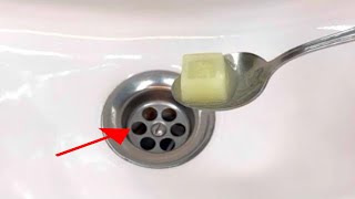 Throw it in the sink and the drain will never clog again 💥Amazing🤯 [upl. by Kohler]