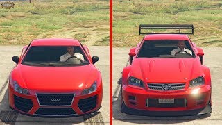 Furore GT vs Feltzer Drag Race GTA V [upl. by Oigaib]