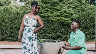 How I proposed to my Fiance Martinson x Mabel Engagement surprise Proposal  Pre wedding photoshoot [upl. by Akcirre]