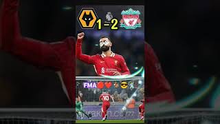 Wolves vs Liverpool 12 HighlightslKonate amp Salah Goal🔴🐐shorts liverpool football premierleague [upl. by Ellemac]