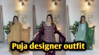 Puja designer outfit collection  Bengal Vibes flat 30 discount [upl. by Cinnamon]