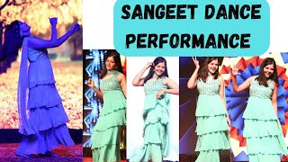 Sangeet dance performance  sharara  aithey aa  vilayati sharab [upl. by Casavant]