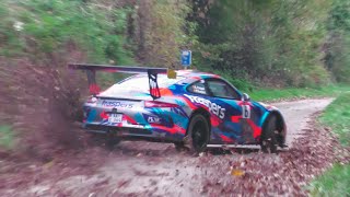 Rally Zuid Limburg 2024  BEST Action Slides Fails Close Calls … [upl. by Inilahs]