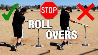 How To Stop “Rolling Over”  3 Quick Fixes and Hitting Drills [upl. by Aven]