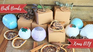 Bathbombs einfach selber machen  Lavendel EukalyptusPfefferminz ZimtOrange  Weihnachtsserie [upl. by Lathe805]