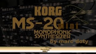 The Korg MS20 Mini Patch Examples Part 3 [upl. by Camarata]