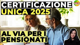 INPS CERTIFICAZIONE UNICA PENSIONATI Al via Richiesta ALIQUOTA più alta e DETRAZIONI dimposta [upl. by Bristow]