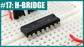 DC Motor Control with an HBridge and Arduino Lesson 17 [upl. by Tnarg]