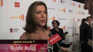 Wendie Malick Interview GLAAD Media Awards [upl. by Nillek]