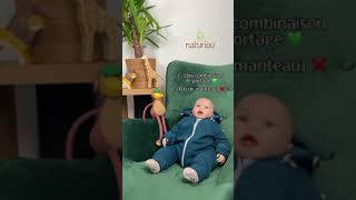 TUTORIEL COMMENT HABILLER BÉBÉ dans un PORTEBÉBÉ en HIVER  Naturioù [upl. by Aisitel]