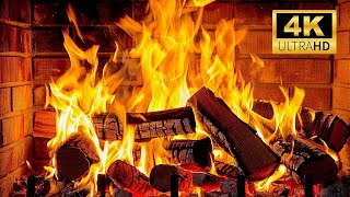 🔥 Fireplace 4K with Crackling Fire Sounds Cozy Fireplace Burning for TV UHD Relaxing Fire Ambience1 [upl. by Imef]