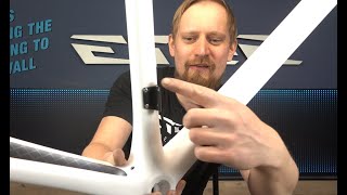 how to mount a derailleur hanger on a carbon bike  ETOE tip [upl. by Mikol]