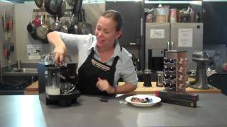 Nespresso Lattissima Overview and Demonstration at Kitchen Kapers [upl. by Lednam]