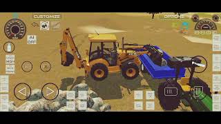 JCB and Tochan king contraction work  Indian vehicle simulator 3d new update [upl. by Beltran]