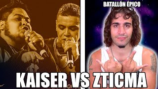 😱BATALLA HISTÓRICA😱 KAISER VS ZTICMA  FMS INTERNACIONAL JORNADA 2  Buenos Aires REACCIÓN [upl. by Minnnie267]