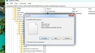 How To Fix Invalid MS  DOS Function While Copying Or Deleting Files  Windows 1110817 [upl. by Kerrin488]