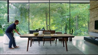 Modern Extendable Dining Table [upl. by Huckaby150]