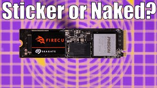 Do stickers and heatsinks matter for NVMe SSDs PCIe gen 5 drive testing [upl. by Aikemahs819]