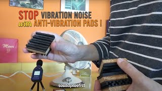 Stop vibration noise with antivibration pads [upl. by Magill]