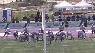 Daryl Waud  DT  99  Western University  2015 NFL  CFL Draft Prospect [upl. by Uird787]