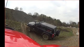 Nissan Patrol 35quot Tires vs Jeep Wrangler Offroad [upl. by Hall]