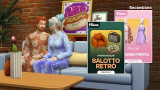 Arrivano i CREATOR KIT su The Sims 4 Scopriamoli insieme 🎉  Salotto Retrò  Pigiama Party [upl. by Hamlen]