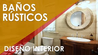 ✔️ 12 IDEAS DE BAÑOS RUSTICOS CON MUCHO ESTILO [upl. by Attenol]