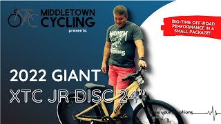 2022 GIANT XTC JR DISC 24quot MiddletownCycling BIGTIME OFFROAD PERFORMANCE IN A SMALL PACKAGE [upl. by Dilahk460]