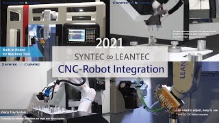 【2021 SYNTEC∞LEANTEC】CNCRobot Integration [upl. by Fredericka]