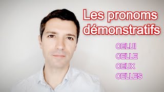 Français B2  Les pronoms démonstratifs CELUI CELLE CEUX CELLES [upl. by Elyrad]