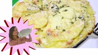 Tortino di Patate e Salmone  Le Ricette di Alice [upl. by Ahsienaj234]