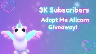 How to enter my 3K Subscribers giveaway in Adopt me 🎉 OPEN [upl. by Faxun]