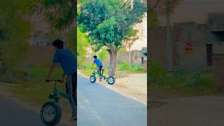 🚀🔥 bicycle stunt fatbike fatbikeride mountainbike today modifiedcycle trandingshorts [upl. by Inaffyt]