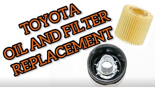 2015 Toyota Highlander Oil and Filter replacement [upl. by Uzzia]