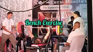 powerlifter training bench press🥵❤‍🔥 [upl. by Naloc]