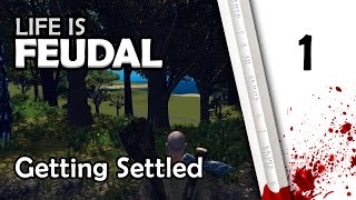 Life is Feudal  Lets Play Gameplay Getting Started  Part 1 [upl. by Nwahshar138]