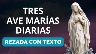 Oración de las Tres Avemarías  REZADA paso a paso CON TEXTO 🙏 [upl. by Nyvlem]