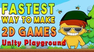 Unity Playground  FASTEST WAY to MAKE 2D GAMES in UNITY [upl. by Janene]