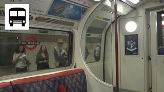 London Underground 1972 Stock  Lambeth North to Waterloo Bakerloo Line [upl. by Enoek]