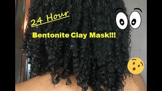 I Left Bentonite Clay In My Hair For 24 Hours [upl. by Ytak]