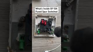 What’s Inside Of 13A Fused Spur Switchedyoutubeshorts diy switch plumbing work electionikea [upl. by Hicks]