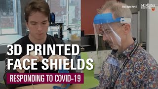 3D Printed Face Shields for Healthcare Workers  McMaster Engineering [upl. by Corson]