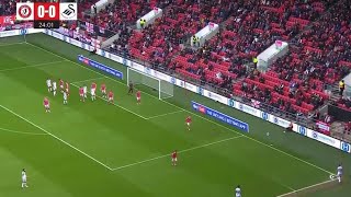 Watch worst corner in the history of football during Swansea vs Bristol City [upl. by Harmonia]