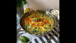 Harvest Fresh Vegetable Egg White Frittata [upl. by Pallas]