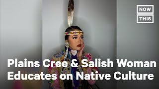 Artist Uses TikTok to Educate on Indigenous Culture  NowThis [upl. by Wilek]