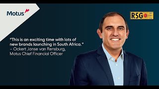 Motus CFO Ockert Janse van Rensburg is interviewed on Radio RSG on 3 September 2024 [upl. by Roderica]