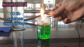 NaOH and zinc metal reaction experiment ll 10 th science experiment activity no 24 l [upl. by Adnir232]