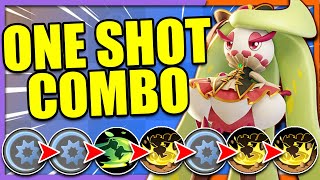 How to do the TSAREENA ONE SHOT COMBO like a PRO PLAYER  Pokemon Unite [upl. by Keifer]